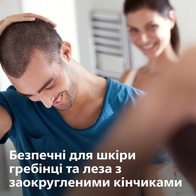 Philips Машинка для стриження, акум., роторний мотор, сталь, сріблястий