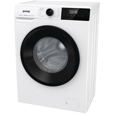 Gorenje Пральна машина фронтальна, 8кг, 1400, A+++, 55см, дисплей, пара, інвертор, білий