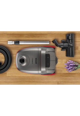 Gorenje Пилосос мішковий, 700Вт, 3л, HEPA, щітка Xpand Zone, turbo brush, телескоп, чорний графіт