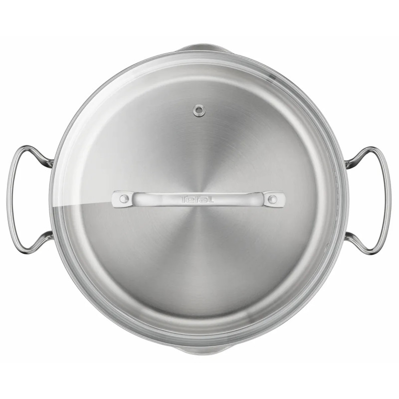 Tefal Каструля DUETTO+, 2л, з кришкою, нержавюча сталь, скло