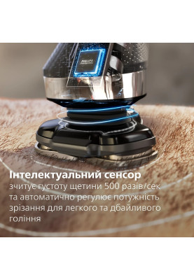 Philips Бритва електр. Series i9000 Prestige Ultra, бритв.головок-3, Li-Ion, сух.+волог., індикатор заряду, твердий чохол, хром