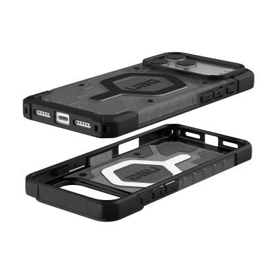UAG Чохол для iPhone 17 Pro Max, Pathfinder Clear MagSafe, Ash/Black