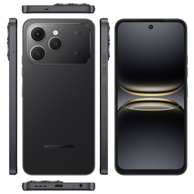 TECNO Смартфон Spark 40 (KM5n) 6.67" 8/256ГБ, 2SIM, 5200мА•год, Ink Black