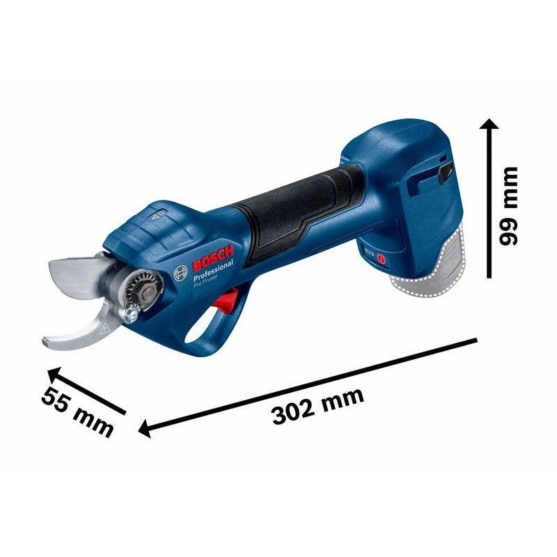 Bosch Секатор Pro Pruner SOLO акумуляторний, 12В, 3.0 Ач, до 25мм, 1кг