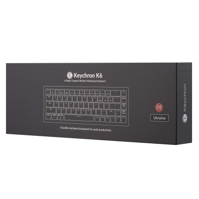 Keychron Клавіатура K6 68 Key Hot-Swap RGB Blue