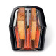 Philips Тостер Viva Collection, 1050Вт, пластик+ метал, чорний+нерж