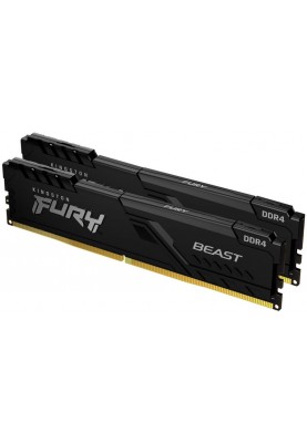 Kingston Пам'ять ПК DDR4 64GB KIT (32GBx2) 3200 FURY Beast