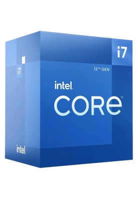 Intel Центральний процесор Core i7-12700F 12C/20T 3.6GHz 25Mb LGA1700 65W w/o graphics Box