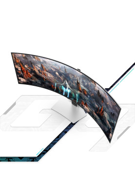 Samsung Монітор 48.7"Odyssey OLED G9 G93SC HDMI, DP, USB, MM, OLED, 5120x1440, 32:9, 240Hz, 0.3ms, CURVED