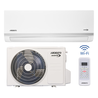 ARDESTO Кондиціонер ACM-18INV-R32-WF-AG-S, 55 м2, інвертор, A++/A+, до -15°С, Wi-Fi, R32, білий