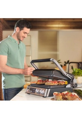 Braun Гриль притискний MultiGrill 7 CG 2000Вт, темп. режимів-3, з'ємні пластини, метал