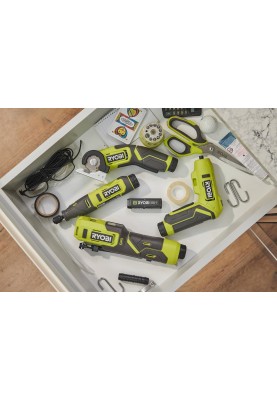 Ryobi Викрутка акумуляторна USB Lithium RSD4-120TA2 4В 1х2А·год 5Нм 200об·хв 2 насадки 10 біт 0.31кг кейс