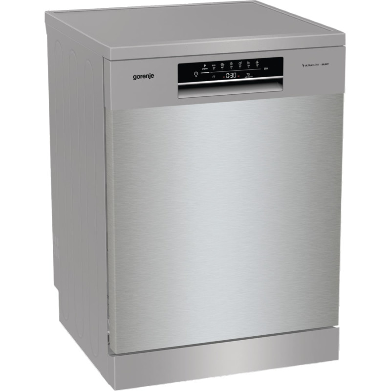 Gorenje Посудомийна машина, 16компл., A++, 60см, дисплей, 3 кошика, AquaStop, сірий