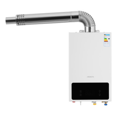 ARDESTO Комплект газова колонка ARDESTO HB02 10л/хв 20кВт турбована Low NOx з димоходом ARDESTO Комплект газова колонка ARDESTO HB02 10л/хв 20кВт турбована Low NOx з димоходом