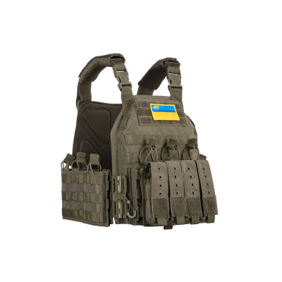 2E Tactical Плитоноска, Тип 3, Combat, швидке скидання, зелена