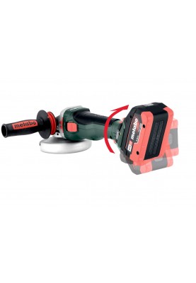 Metabo Шліфмашина кутова акумуляторна WVB 18 LTX BL 15-125 Quick, 125мм, 18В 2*5.5Ач, 2500-10000об/хв, М14, metaBOX 165 L, 2кг