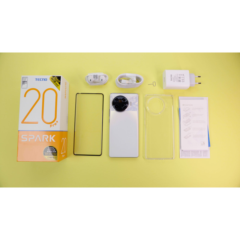 TECNO Смартфон Spark 20 PRO+ (KJ7) 6.78" 8/256ГБ, 2SIM, 5000мА•год, Magic Skin Green
