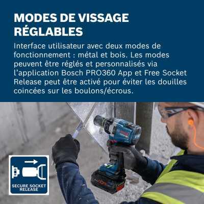 Bosch Гайковерт ударний Bosch GDS 18V-750C 18В до 3000об.хв 270/380/750Нм квадрат 1/2" 1.7кг без АКБ та ЗП Bosch Гайковерт ударний Bosch GDS 18V-750C 18В до 3000об.хв 270/380/750Нм квадрат 1/2" 1.7кг без АКБ та ЗП