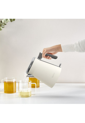 Tefal Електрочайник Collection 1.68л, Strix, нерж. сталь, бежевий