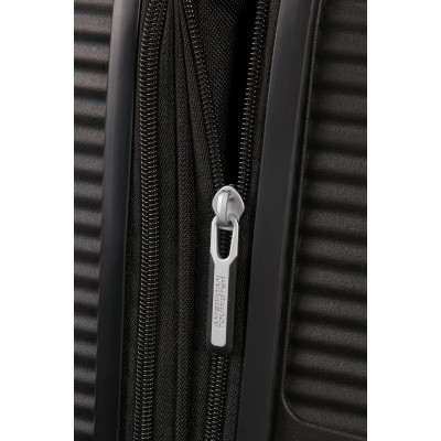 American Tourister Валіза American Tourister, Soundbox, поліпропілен, середня, 67см, 71.5/81л, TSA, 4 колеса, EXP, чорний