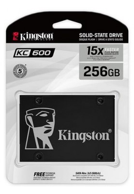 Kingston Накопичувач SSD 2.5" 256GB SATA KC600