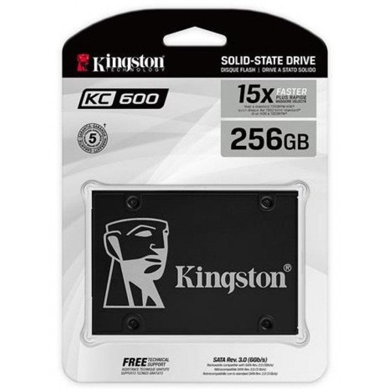 Kingston Накопичувач SSD 2.5" 256GB SATA KC600