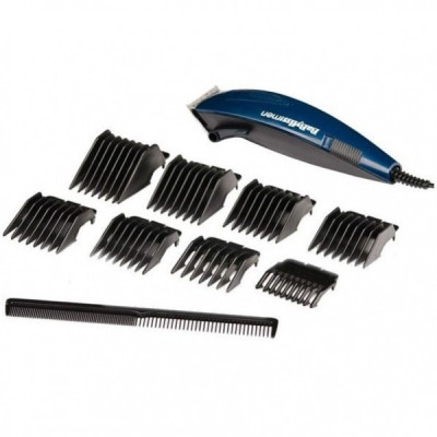 BaByliss Машинка для стриження, від мережі, насадок-8, сталь, синій