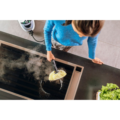 Karcher Пароочисник SC 5 EasyFix Iron, 2250Вт, 1500мл, 4.2Бар, праска, швабра, білий
