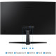 Samsung Монітор 23.8" S24D366 D-Sub, HDMI, VA, 100Hz, 4ms, CURVED