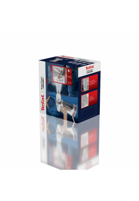 Tefal Відпарювач компактний Pure Force 2в1, 1800Вт, 180мл, постійна пара - 35гр, керам. підошва, білий