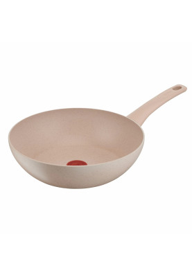 Tefal Сковорода ВОК Delight,28см, алюміній, бакеліт, бежевий