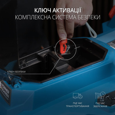 Könner & Söhnen Набір із двох акумуляторних інструментів KS 33LM-BCT20V-SET 20В газонокосарка KS 33LM-20V та тример садовий KS BCT-20V акб 1х4А·год ЗП 17.3кг