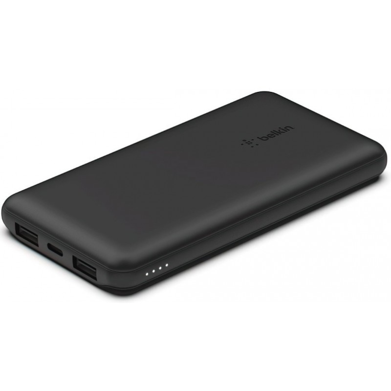 Belkin Портативний зарядний пристрій 10000mAh, 15W USB-C IN/OUT,MICROUSB IN,USB-A OUT, black