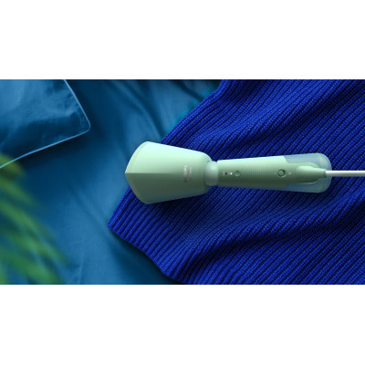 Philips Відпарювач компактний Series 5000, 1400Вт, 120мл, паровий удар -24гр, складна ручка, пластик, сіро-зелений