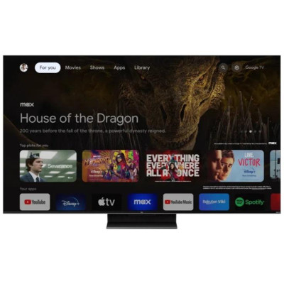 TCL Телевізор 55` MiniLED 4K 144Hz Smart Google TV Titan ONKYO sound