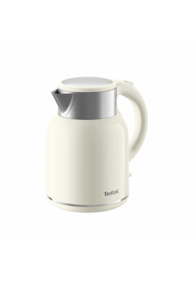 Tefal Електрочайник Thermo Protect XL, 1.9л, пластик, нержавіюча сталь, бежевий