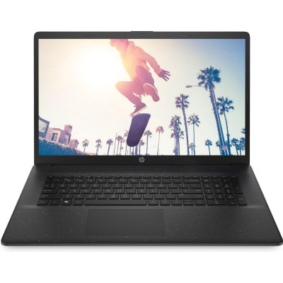 HP Ноутбук 17-cn4007ua 17.3" FHD IPS AG, Intel 5-120U, 16GB, F512GB, UMA, DOS, чорний