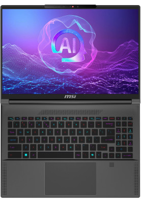 MSI Ноутбук Creator A16 AI+ A3XVGG 16 UHD, Ryzen AI 9 HX 370, 32GB, F2TB, NVD4070-8, W11P, сірий