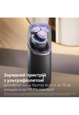 Philips Бритва електр. Series i9000 Prestige Ultra, бритв.головок-3, Li-Ion, сух.+волог., індикатор заряду, твердий чохол, хром