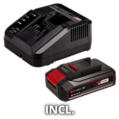 Einhell Кущоріз акумуляторний GE-CH 18/40 Li Kit PXC 18В акб 1х2.5А·рік 40см крок різу 13мм 2кг Einhell Кущоріз акумуляторний GE-CH 18/40 Li Kit PXC 18В акб 1х2.5А·рік 40см крок різу 13мм 2кг
