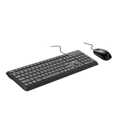 2E Комплект клавіатура та миша MK405 USB-A, EN/UK/RU, чорний