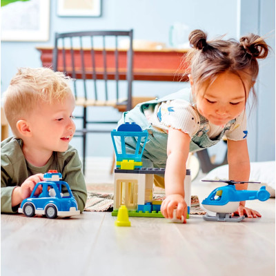 LEGO Конструктор DUPLO Town Поліцейська дільниця та гелікоптер