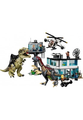 LEGO Конструктор Jurassic World Атака гігантозавра та теризинозавра