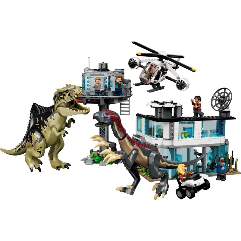 LEGO Конструктор Jurassic World Атака гігантозавра та теризинозавра