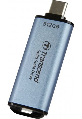 Transcend Портативний SSD 512GB USB 3.1 Gen 2 Type-C ESD300 Blue