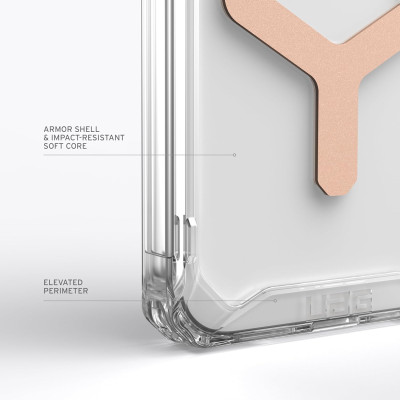 UAG Чохол для Apple iPhone 15 Pro Plyo Magsafe, Ice/Rose Gold