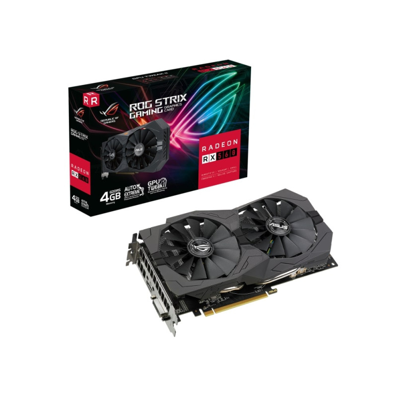 ASUS Відеокарта Radeon ROG-STRIX-RX560-4G-V2-GAMING