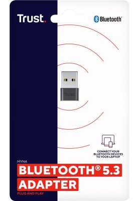 Trust USB адаптер Myna Bluetooth 5.3, чорний