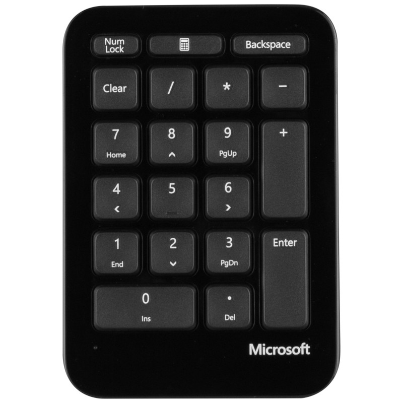 Microsoft Клавіатура мембранна Sculpt Ergonomic + NumPad 89+20key, WL, EN/UA, чорний