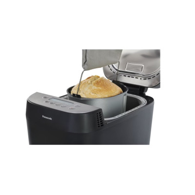 Panasonic Хлібопічка 700Вт, програм-18, макс.ваг -1кг, форма-круг, пластик, чорний